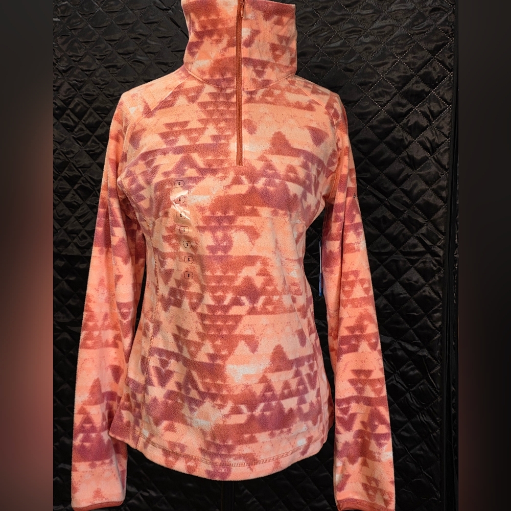 Columbia Arctic Air Printed Half Zip Small New With Tags